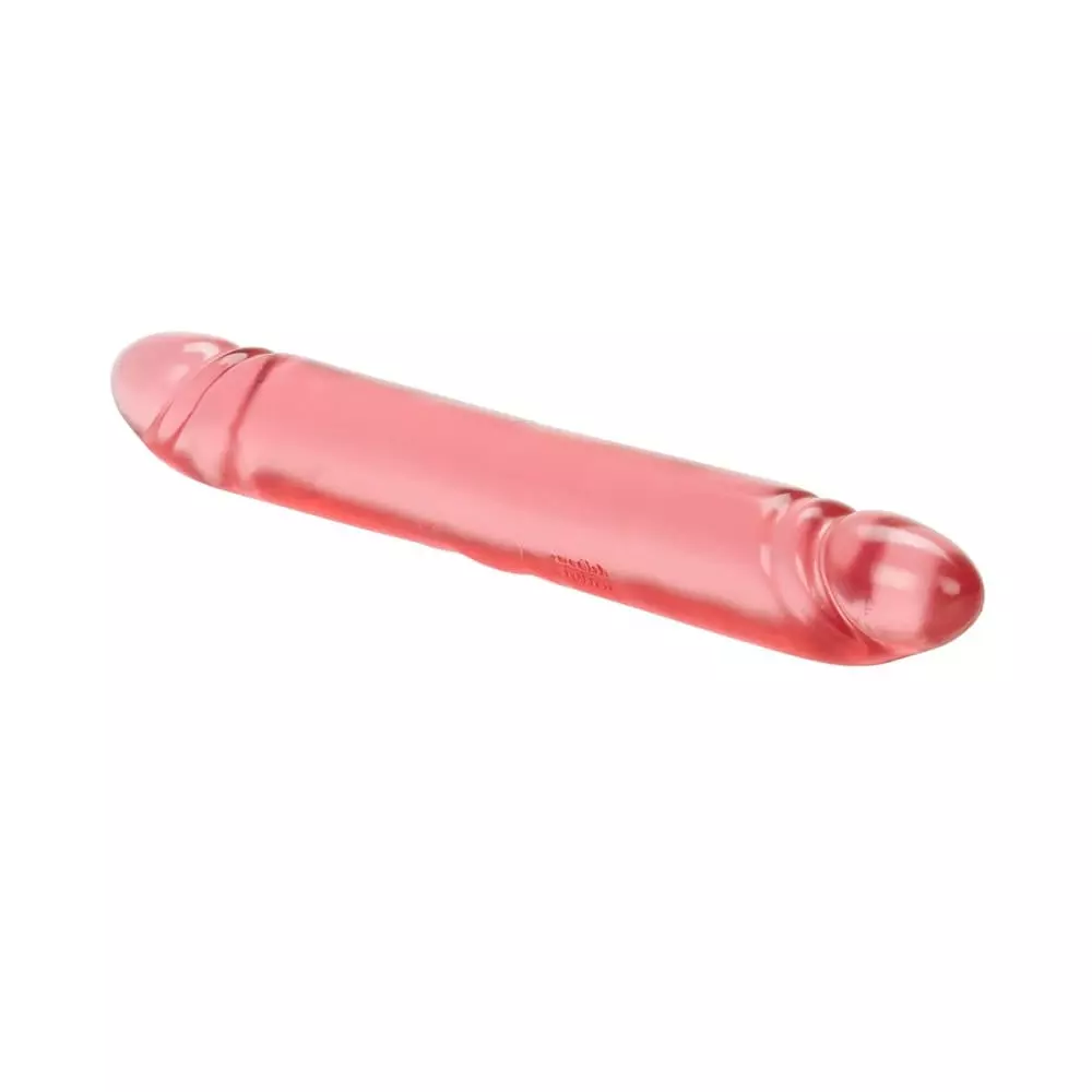 CalExotics Translucence 12 inch Smooth Double Dong In Pink